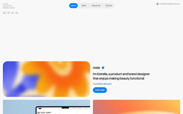 Captura de la portada de estrellagracia.com